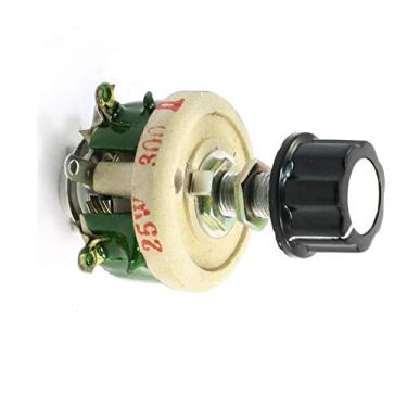 Imagem de Interruptores de parede de 25 W 300 Ohm Potenciômetro Enrolado de Cerâmica Interruptores de Dimmer Rotativos Resistor Reostato