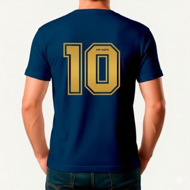 Imagem de Camiseta Masculina Algodão Premium Brasil Camisa 10-Masculino