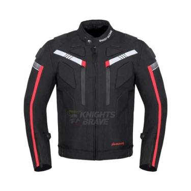 Imagem de Jaqueta De Motocicleta Impermeável Masculina, Protetora Contra O Frio,