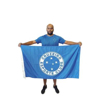 Imagem de Bandeira Cruzeiro E.C Oficial Licenciada 1 Face 71 X1,28-Unissex