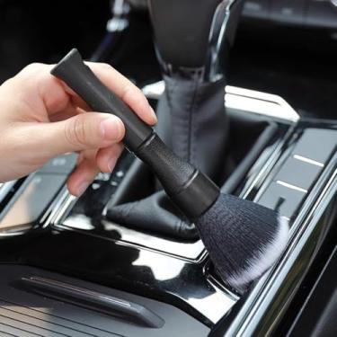 Imagem de Escova de limpeza de carro, escova de detalhes para lacunas, limpeza interior de carro, banheiro, pia, cantos (curto)