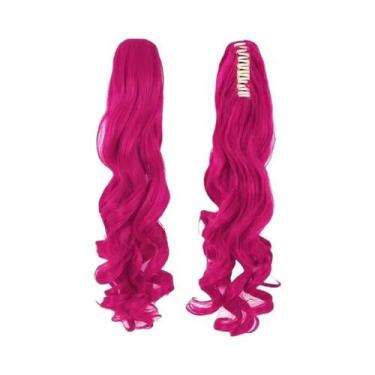 Imagem de Peruca Cosplay Pinkie Pie Anime My Little Pony PP Pinkamena Diane Rosa