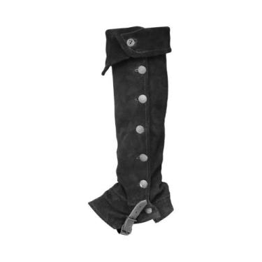 Imagem de Armadura De Perna Masculina Medieval Em Couro PU, Caneleiras Góticas, 