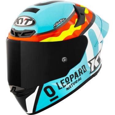 Imagem de Capacete KYT TT Revo Leopard Spaniard Azul Cor:;Tamanho:62;Gênero:Masculino-Masculino