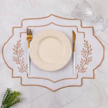 Imagem de Jogo americano avulso 1 unidade - NoBrand, REQUINTE BEGE