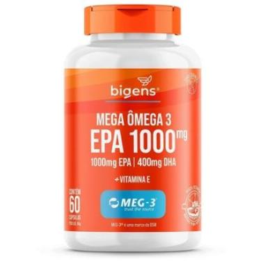 Imagem de Bigens Mega Ômega 3 Epa 1000 Meg-3 + Vitamina E 60 Caps-Unissex