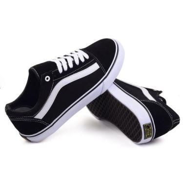 Imagem de Tênis Skatista Old Via Skool Unissex Original Antiderrapante, Preto br