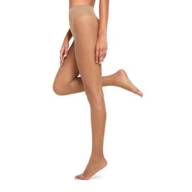 Imagem de Meia Calção Feminina Lupo 05680 Af News, Po de arroz, G