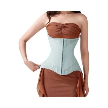 Imagem de Cinta Modeladora Feminina Em U Com Botões, Corset Levanta Seios Com Ba