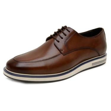Imagem de Sapato Oxford Masculino Casual Social em Couro  Conforto Premium e Des