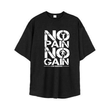 Imagem de Camisetas Masculinas Oversized De Secagem Rápida Em Malha Para Corrida