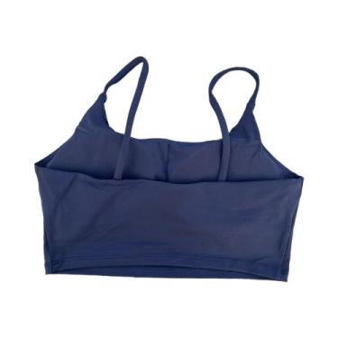 Imagem de Sutiã Esportivo Feminino De Cor Sólida Para Fitness, Yoga E Treino, Co