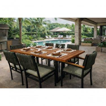 Imagem de Conjunto Externo Náutica 8 Cadeiras Elegance Solare-ripado