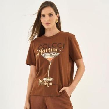 Imagem de Camiseta Colcci Drink Feminino-Feminino
