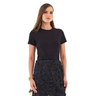 Imagem de Blusa Colcci Slim Basic Manga Curta-Feminino