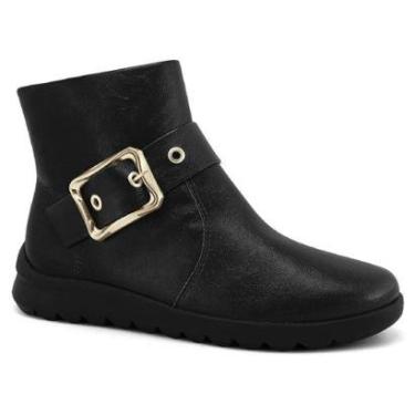 Imagem de Bota Comfortflex Feminina Cano Curto Zíper 82302-Feminino