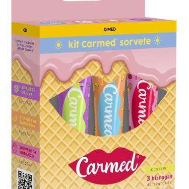Imagem de Kit carmed prot. labial sorvete c/3 10g - CIMED ONE