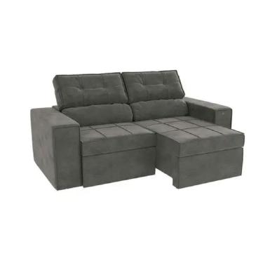 Imagem de Sofá Lanus 206cm Retrátil e Reclinável S139-2 Kappesberg