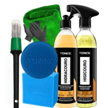 Imagem de Kit Limpeza E Hidratação De Couro Vonixx - Limpa E Hidrata