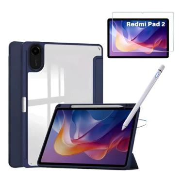 Imagem de Kit Capa + Película + Caneta Stylus Para Tablet Xiaomi Redmi Pad 2 11 