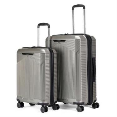 Imagem de Kit 2 Malas De Viagem ABS Rígido Primicia Rodinhas 360 Reforçada com Cadeado TSA Espaço...