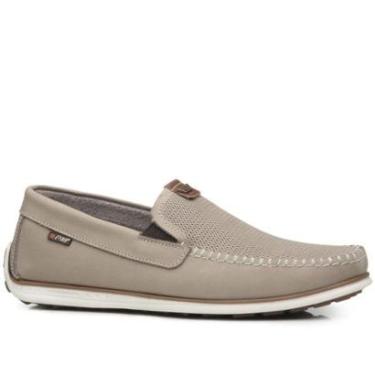 Imagem de Mocassim Pegada Masculino em Couro Areia 142002-06-Masculino