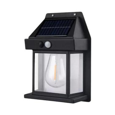 Imagem de Luz De Parede Solar LED Para Exterior Com Sensor, Decorativa Para Jard