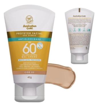Imagem de Australian Gold Protetor Solar Facial FPS 60 Cor 02 40g