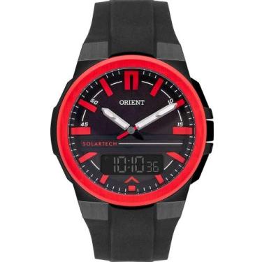 Imagem de Relógio Orient Masculino Solar Tech MTSPA004P1PX, PRETO-VERMELHO, UN