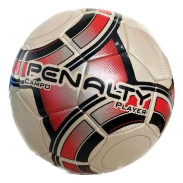 Imagem de Bola Futebol De Campo Player XXIII - Penalty, Vermelho, Preto