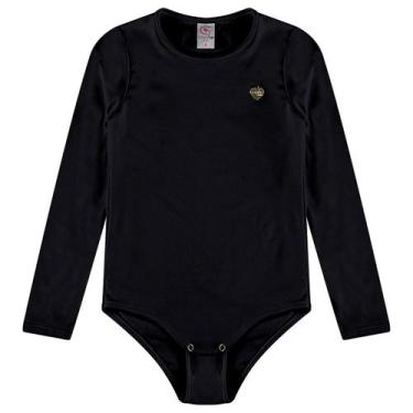 Imagem de Body Collant Térmico Infantil Ultra Comfort Preto Costão, 6