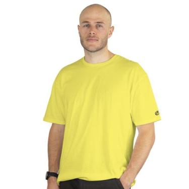 Imagem de Camiseta Básica de Algodão Egípcio Amarela - EZ BLACK, M