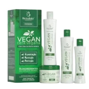 Imagem de Kit Capilar Vegan 4 Peças Bio Instinto Hidratação, Nutrição,