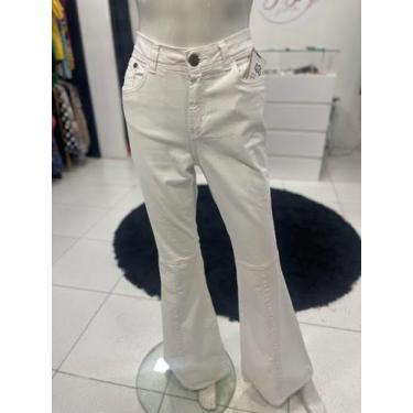 Imagem de Calça flare branca - By Unna Jeans, 46