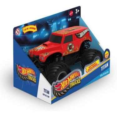 Imagem de Caminhão Monstro Hot Wheels com Luz e Som Multikids