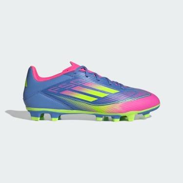 Imagem de Chuteira Adidas Campo F50 Club FG/MG Adulto Unissex 2025, 38, Azul céu