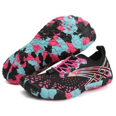 Imagem de Sapatos Aquáticos Femininos Coloridos De Secagem Rápida, Estilo Barefo