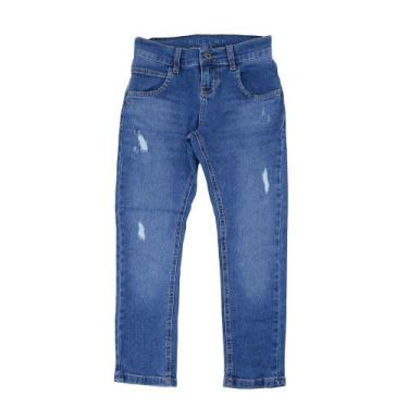 Imagem de Calça Jeans Infantil Masculina Ogochi Skinny Azul - 002496315, 04