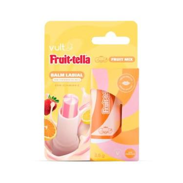 Imagem de Balm Labial Rosa Perolado Fruit Mix Vult&Fruit-tella 3,5g
