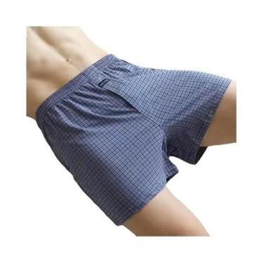 Imagem de Calças de Pijama Masculinas Plus Size - Algodão, Cintura Alta e Confor
