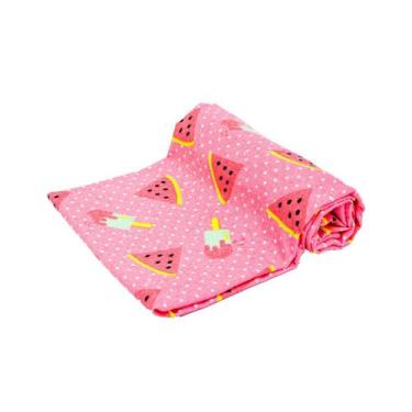 Imagem de Toalha de banho-praia infantil estampada 70cm x 1,20m kids-baby joy, M
