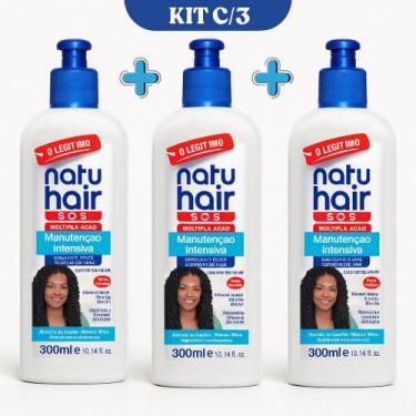Imagem de Natuhair s.o.s ativador de cachos kit caixa com 3 unidades 300ml