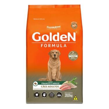 Imagem de Ração Golden Fórmula Cães Adultos sabor Frango e Arroz 20 Kg, 3006-008
