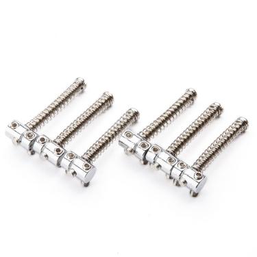 Imagem de Saddles para Ponte de Guitarra S8-108 CR Estilo Telecaster Cromado 6 Peças Spirit