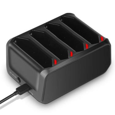 Imagem de Carregador de Bateria REACELL TC77 com 4 Slots e Carregamento Rápido