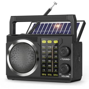 Imagem de Rádio PRUNUS J-135 Bluetooth Solar AM FM SW Portátil