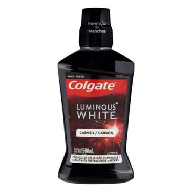 Imagem de Enxaguante Bucal Carvão Zero Álcool Colgate Luminous White Frasco 500m