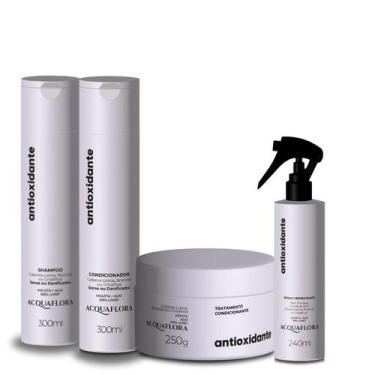 Imagem de Kit Acquaflora Antioxidante Secos ou Danificados Completo (4 Produtos)