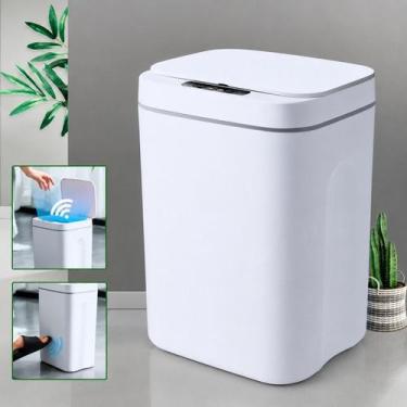 Imagem de Lixeira Elétrica Recarregável com Sistema Automático de Abertura Lança