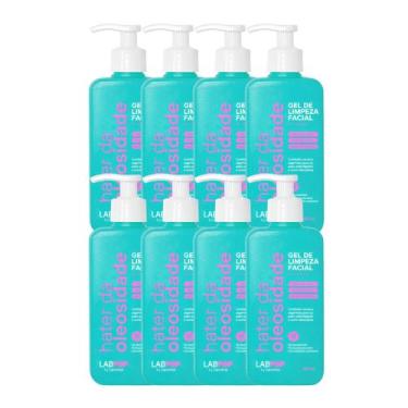 Imagem de Kit 8 Gel Limpeza Facial Hater Oleosidade 240ml Labotrat